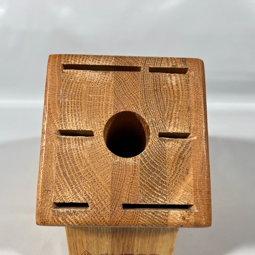Cutco 6 Knife Block with 6 Slots/1 Hole Wood Kitchen Storage Made in USA - Picture 2 of 8