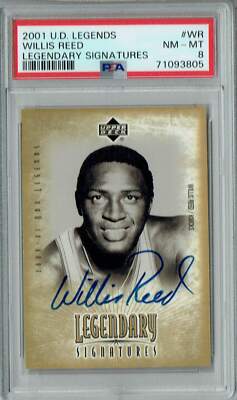 willis reed legendary auto nba カード