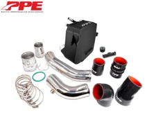 PPE Black Air-To-Water Intercooler Kit For 11-24 Ford F250/F350 6.7L Super Duty