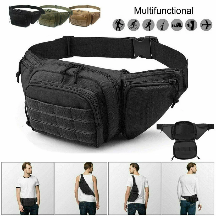 Concealed Gun Pouch Carry Pistol Holster Fanny Pack