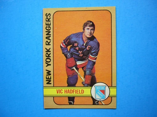 1972/73 O-PEE-CHEE NHL HOCKEY CARD #31 VIC HADFIELD NM SHARP+ 72/73 OPC