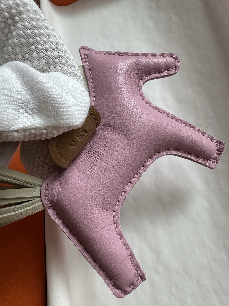 Hermes Rodeo Pegase Pegasus PM Bag Charm (Pink/Mauve Sylvestre