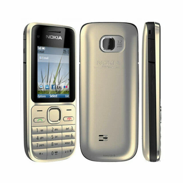 100% Original Nokia C2-01 3.2MP FM MP3 Bar Bluetooth Unlocked 3G Mobile Phone - Image 4 of 4