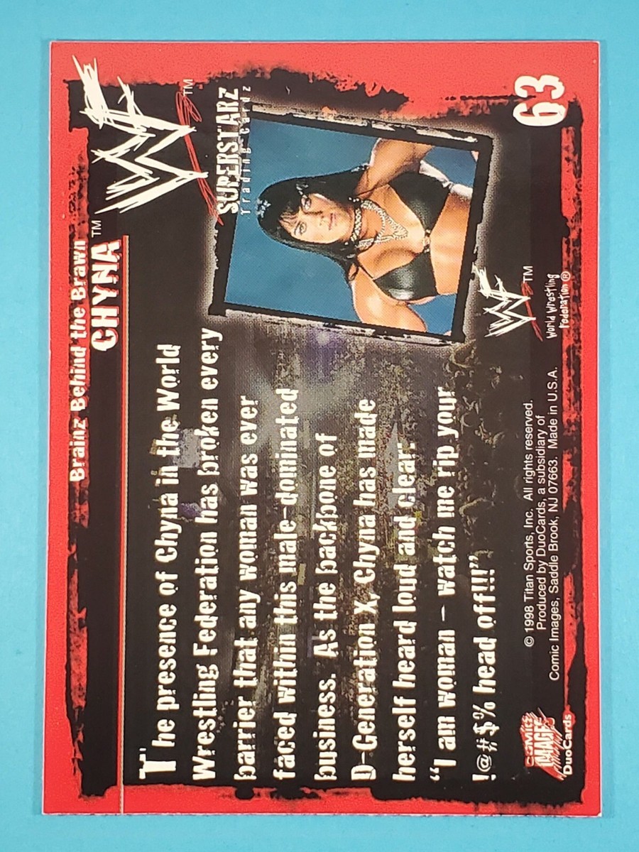 1998 Comic Images WWF Superstarz RC Chyna #63 | eBay