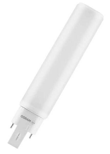 OSRAM LAMPADINA LED DULUX D 26 LED 10W 830 990LM G24D-3 EM 3000 K BIANCO CALDO