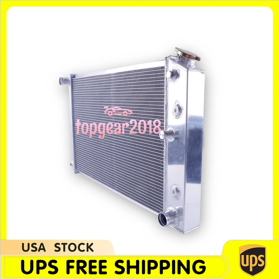 For 1972-1974 Chevrolet G30 Van 4.1L/GMC G15/G1500 Van 4.1L 4Row Cores Radiator  Foto 3 de 4