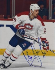 Autographed MARTIN RUCINSKY Montreal Canadiens 8x10 photo - COA