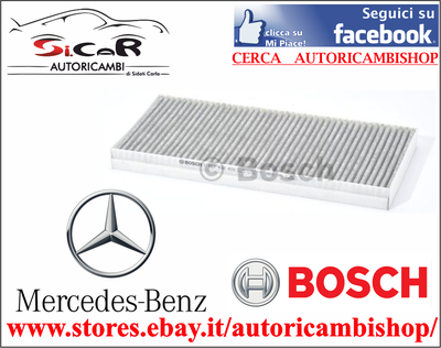 Filtro Abitacolo Bosch Con Carboni Attivi - Ricambio Auto Per Aria Pulita - Foto 3