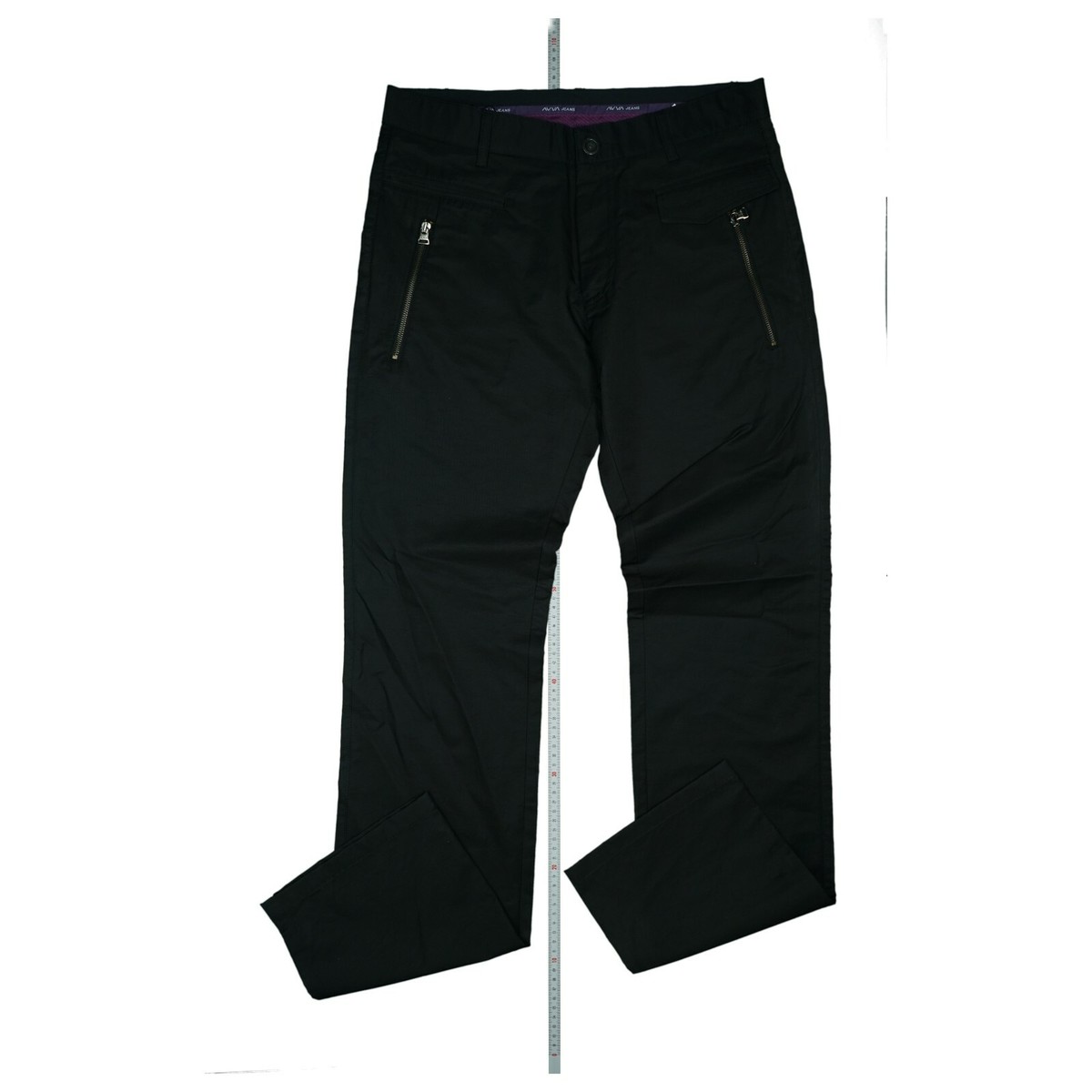 Avva Herren Jeans Hose Cargo Outdoor Regular Fit Zip 34/34 W34 L34