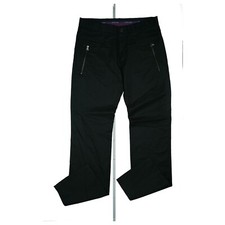 Jeans uomo Avva pantaloni cargo outdoor regular fit zip 34/34 W34 L34 nero NUOVO