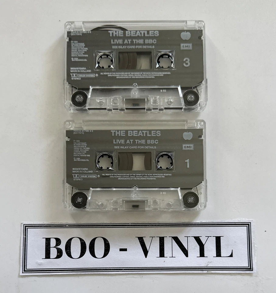 The Beatles Live At The BBC Double Cassette Tapes Set With Booklet 1994 Apple - Image 4 of 4