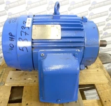 TOSHIBA 0104SDSR44A-P - Cont Duty EQP AC MOTOR - 10HP 1800RPM 230/460V - 1-3/8"