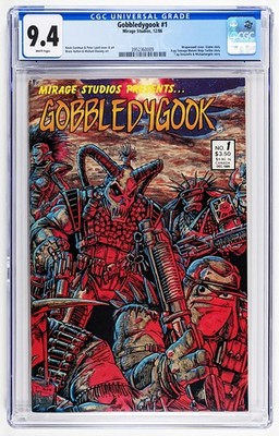 Gobbledygook #1 CGC 9.4 (1986, Mirage) Vol 2, TMNT, Eastman and Laird