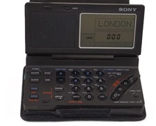 Sony ICF-SW100 World Band Receiver FM Stereo AM LW SW SSB Radio with Case