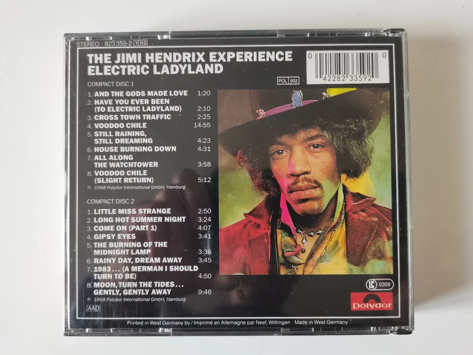 Jimi Hendrix - Electric Ladyland ( 1968)  CD in TOP Zustand 042282335920 - Bild 2 von 4
