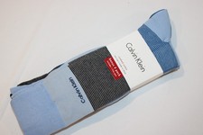 Calvin Klein Men's Combed Cotton Multi Color Dress Socks 4-Pack Size 7-12