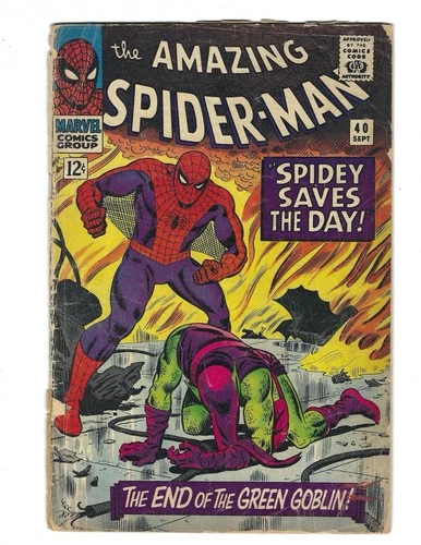 Amazing Spider-Man #40 GD/GD+ 1st Origin of Green Goblin! Combine! Key!