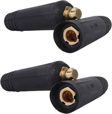 Welding Cable Joint Quick Connector Pair Dinse-Style 100Amp-200Amp 6- 4 10-25