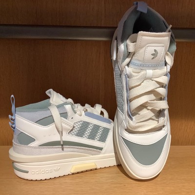 Adidas Sneaker Forum Mod Mid  Silver Green  US8 UK 7 1/2 NP.130 