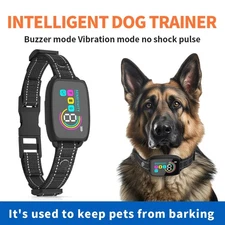 Smart Automatic Anti Barking Dog Collar Rechargeable Bark Stopper Stop Barking H