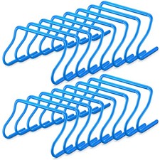 16 Pcs 12" Speed Agility Training Hurdles Large Size Detachable Agility Hurdl...