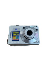 Sony Cyber-shot DSC-W50 6MP Digital Camera Silver w/ Battery  Charger READ 