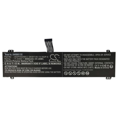 Akku für Adata GKIDT-00-13-3S2P-0 3ICP7/63/69-2 8000mAh 11,4V