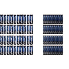 Pack of 80 Panasonic Batteries - 40 AA and 40 AAA Long-Lasting Power and Leak 0.56 per gallon