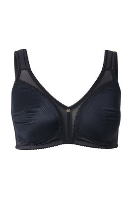 Ulla Popken Damen große Größen Minimizer BH Satin Spitze ohne Bügel 841485