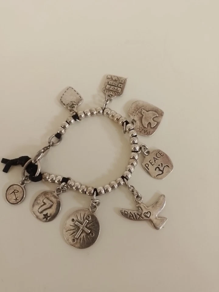 Bracelet Reminiscence argenté breloques - Photo 3/4