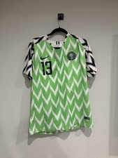 Nigeria 2018 World Cup Home Shirt Nike Jersey Size L MEN Kit Jersey