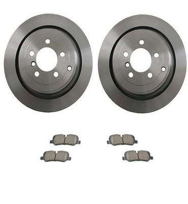 Disc Brake Rotor fits 06-12 Land Rover Range Rover Ceramic Pads 3pc Kit