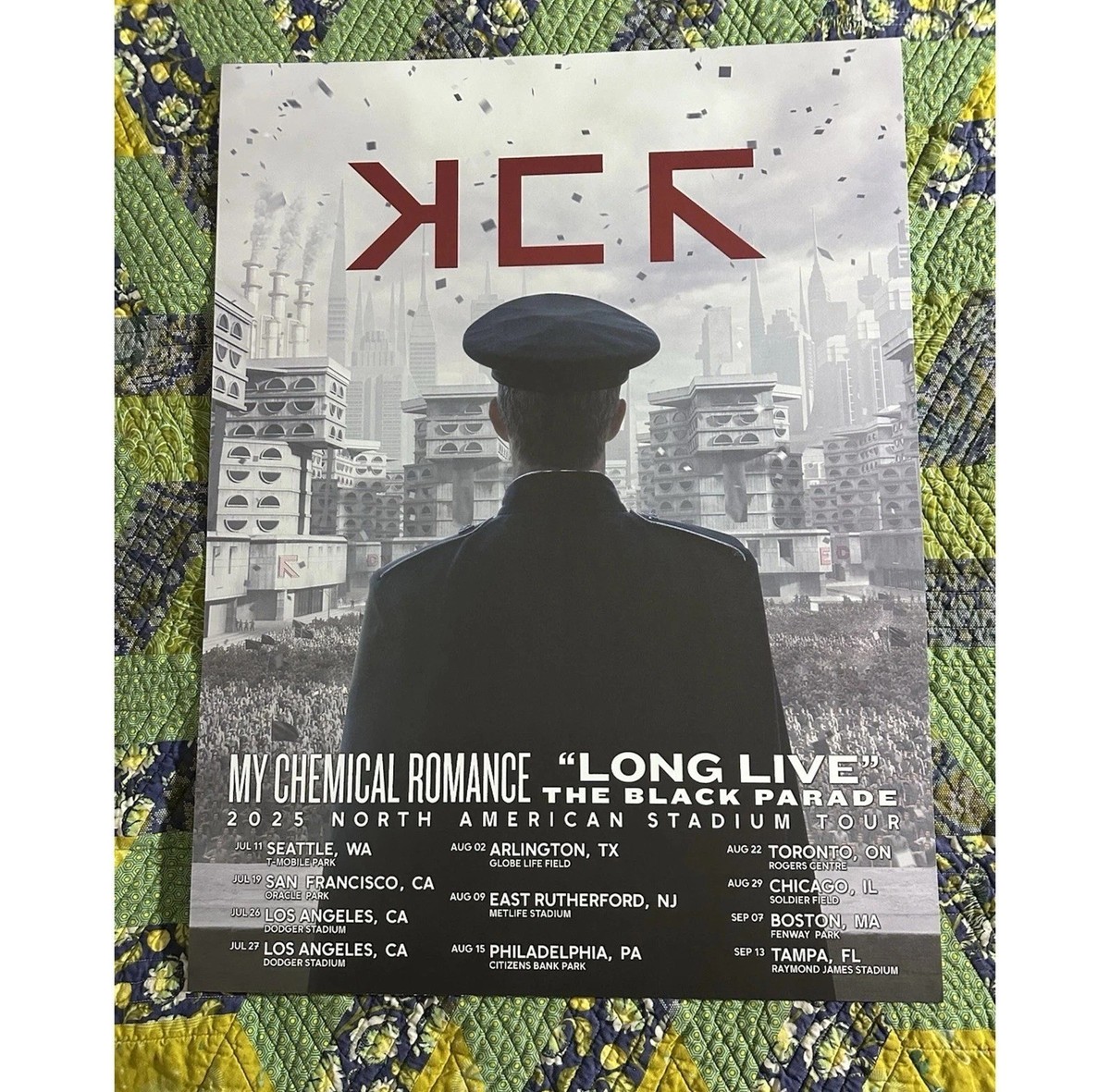 マイケミカルロマンス　ブラックパレード　A1相当　大盤ポスター　MCR マイケミカルロマンス ブラックパレード A1相当 大盤ポスター