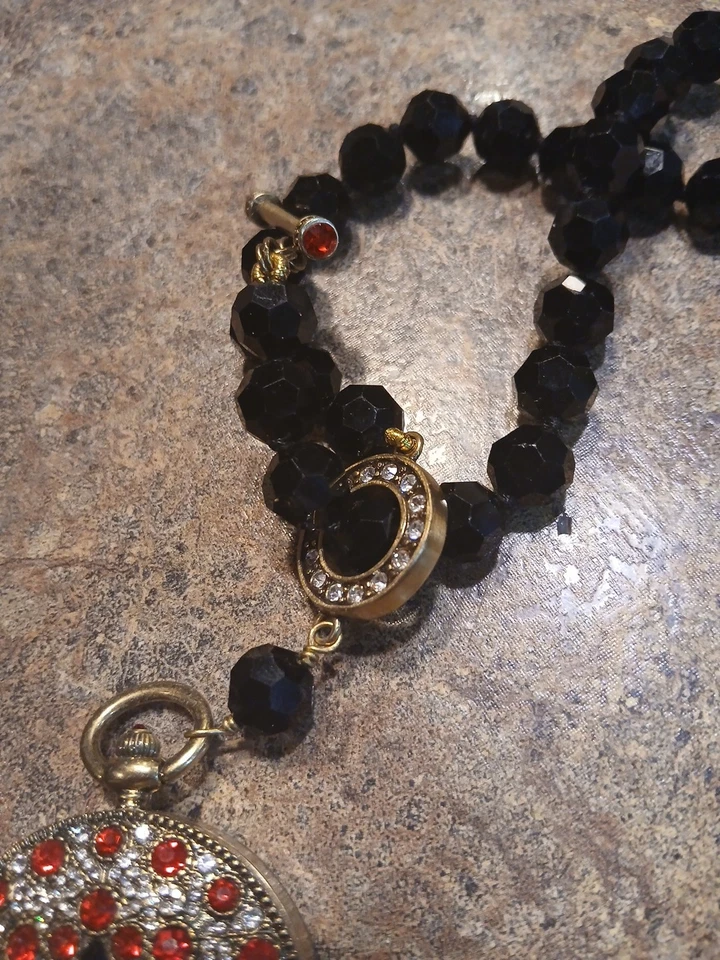 Reloj colgante collar reversible Swarovski Heidi Daus "Timing is Everything" Foto 4 de 4