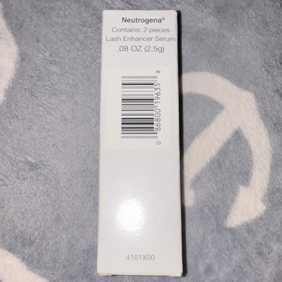 Neutrogena Clear Eyelash Serum Lash Enhancer 0.08 oz (2.5 g) 2-Pack NEW