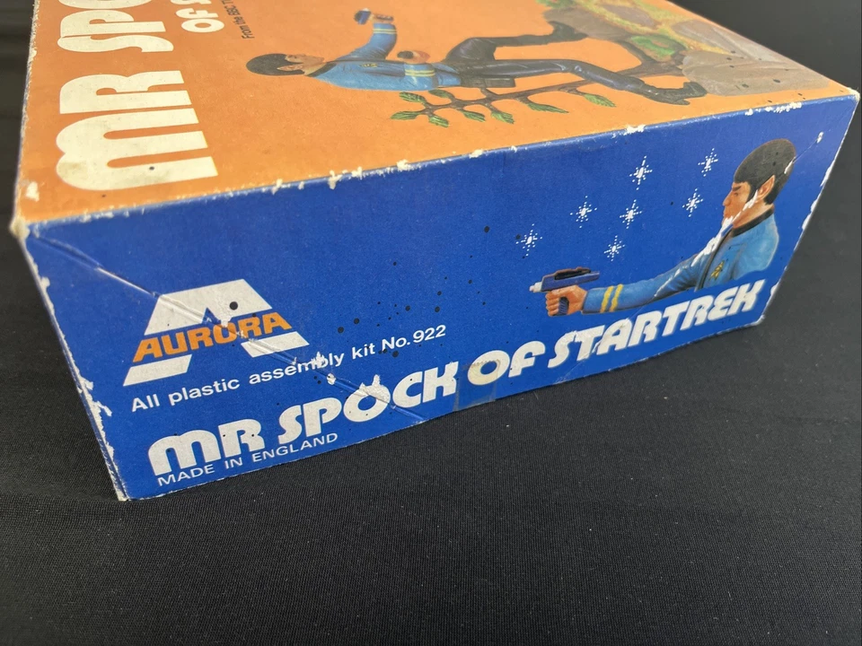 Aurora Mr. Spock Of Startrek 1972 raro con caja completa Foto 3 de 4