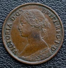 1861 Nova Scotia Half Cent — photo from another recent sale