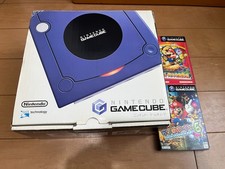 Nintendo GameCube Console & Controller Violet Color with BOX and Manual 2 Games