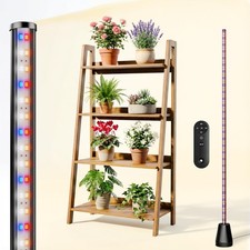 Luce di Coltivazione in Standing con Timer 1PZ, 192 LED, 65 Pollici Spettro Completo Verticale...