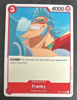 2022 One Piece Romance Dawn TCG Franky Trading Card #OP01-021 VG O