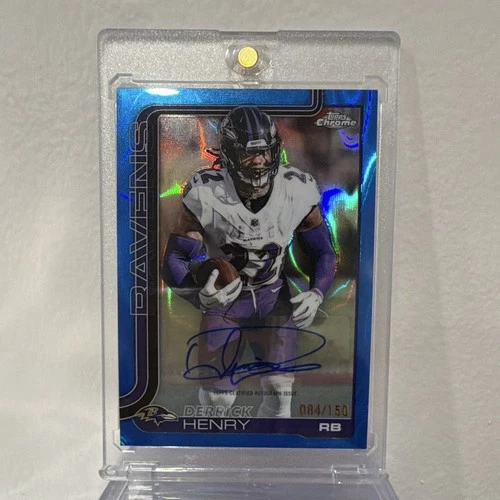 2025 Topps Chrome Derrick Henry Chrome Autographs (RAW)
