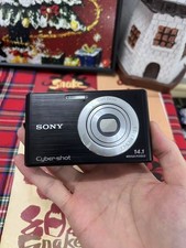 SONY Digital Camera DSC-W550 Cyber Shot 4.0x Optical Zoom Tested Black gift CJ