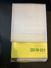 Image of MANN CABIN FILTER CU26021 POLLEN FILTER AUDI SEAT SKODA VOLKSWAGEN VW VAG IBIZA