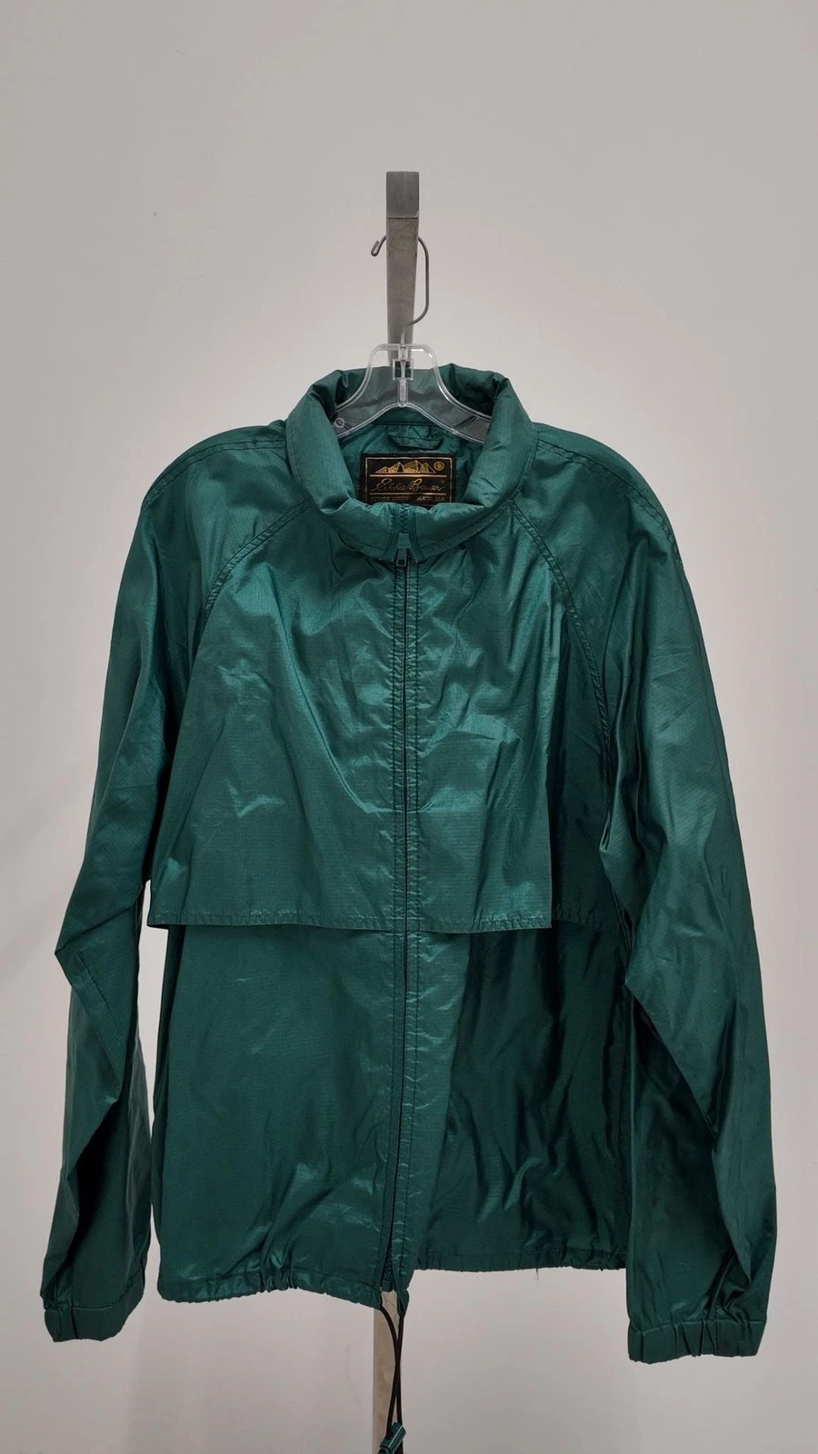 Eddie Bauer Performance Full-Zip Jacket Sage Green Grid Fleece (Men’s M)