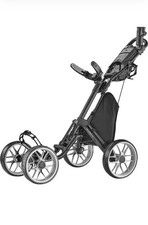 Caddytek Caddycruiser ONE V8 4-Wheel Golf Push Cart Dark Gray UNOPENED BOX New 