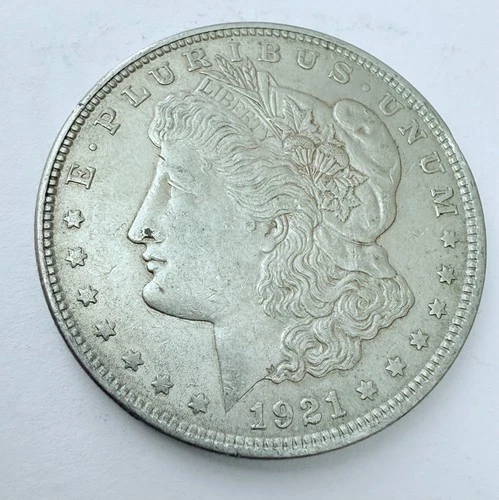 1921  $1 Morgan Silver Dollar 90% Silver, AU Condition Free Ship #1626
