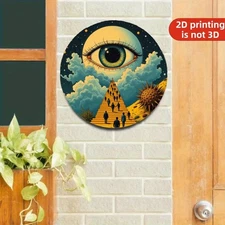 Salvador Dali Surrealist Eye Staircase Canvas Wall Art