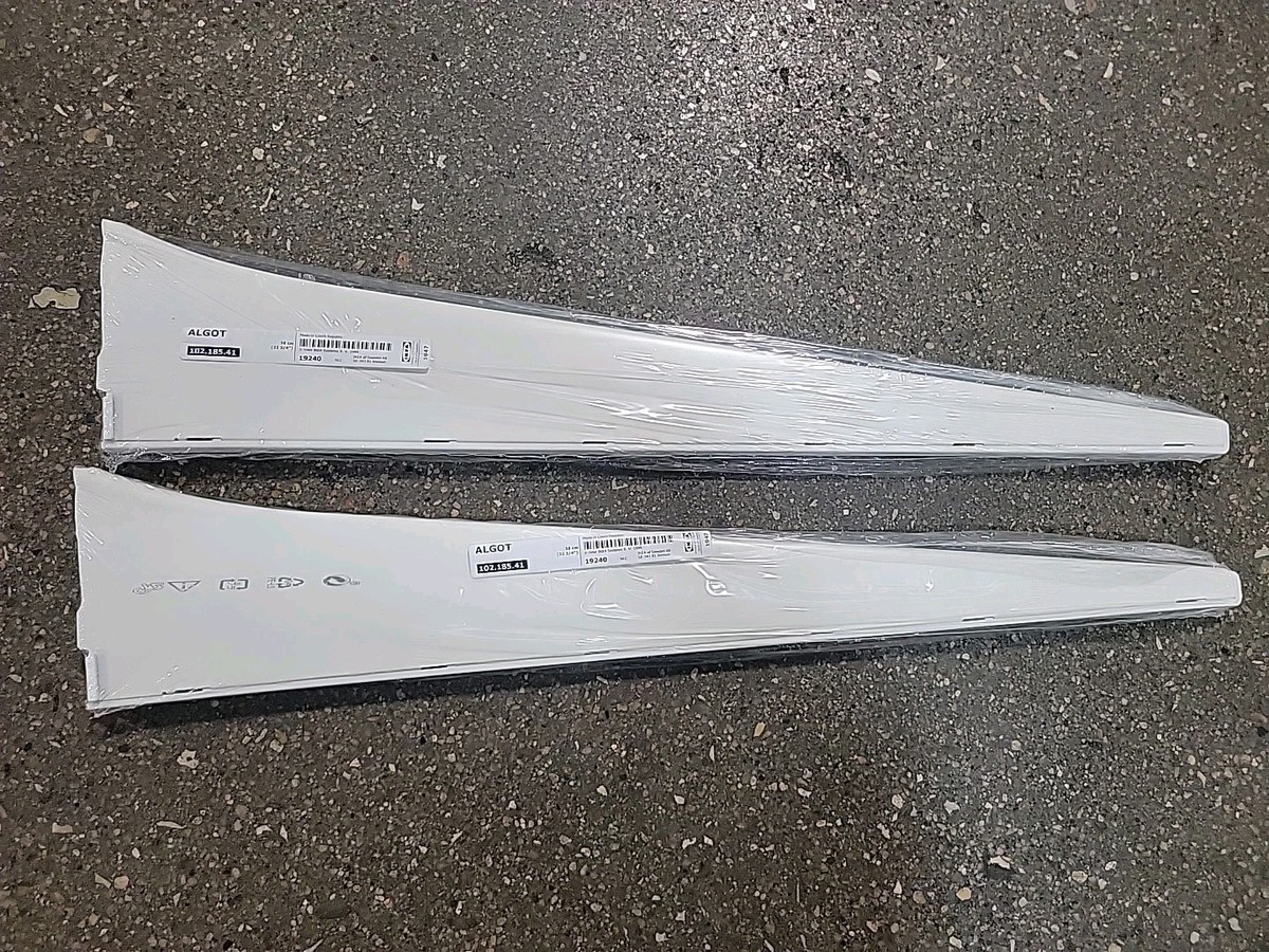 2 IKEA ALGOT White Steel Shelf Brackets 19240 (1947) 58 cm (22 3/4