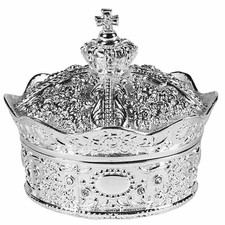 Joice Gift Elegant Silver Crown Wedding Arras 13 Coins Set