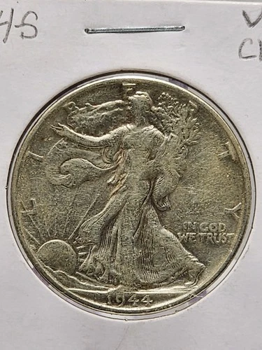 1944-S Walking Liberty Half Dollar Raw very good (Details)